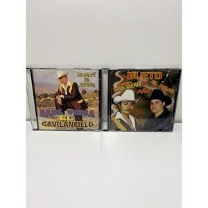 Saul Viera El Rojo De Sinaloa Lot Of 2 CDs Me Escape Del Presidio Dueto Del Ano